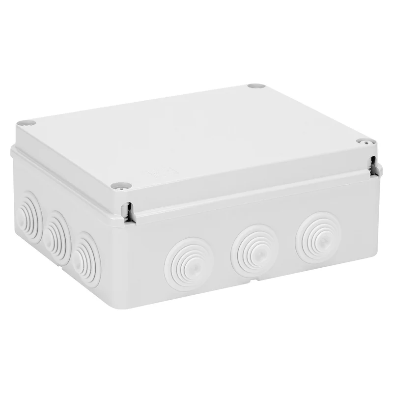 Scatola di derivazione esterna Gewiss 240x190x90 mm con 12 passacavi IP55 - GW44058