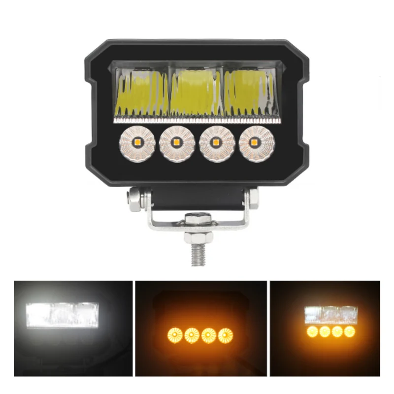 Faro di guida a LED con stroboscopio 1600lm / 4.5"