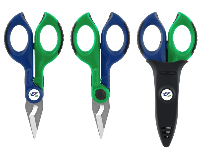 Forbice Spella e Tranciacavi Intercable F1 Edizione Speciale EF90 Verde e Blu – 16020-F1-EF90