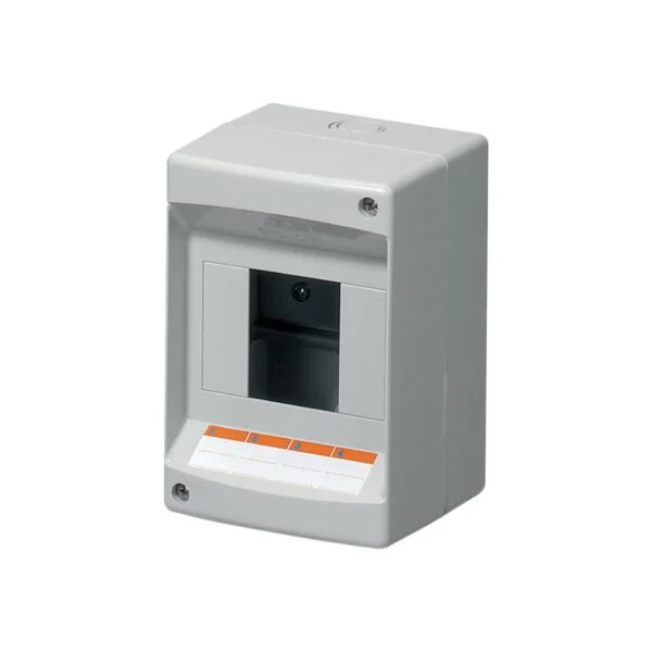 Elettrocanali quadro di distribuzione piccolo centralino da parete 3 moduli IP40 senza portella - EC61003