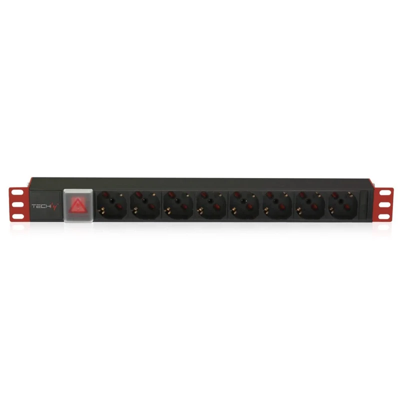 Multipresa 8 Posti da Rack 19" con Interruttore Connettore C14 1U