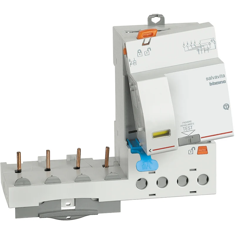 BTICINO G43AC63 - Modulo differenziale SALVAVITA 4P - tipo AC - In= 63A - 0.03A