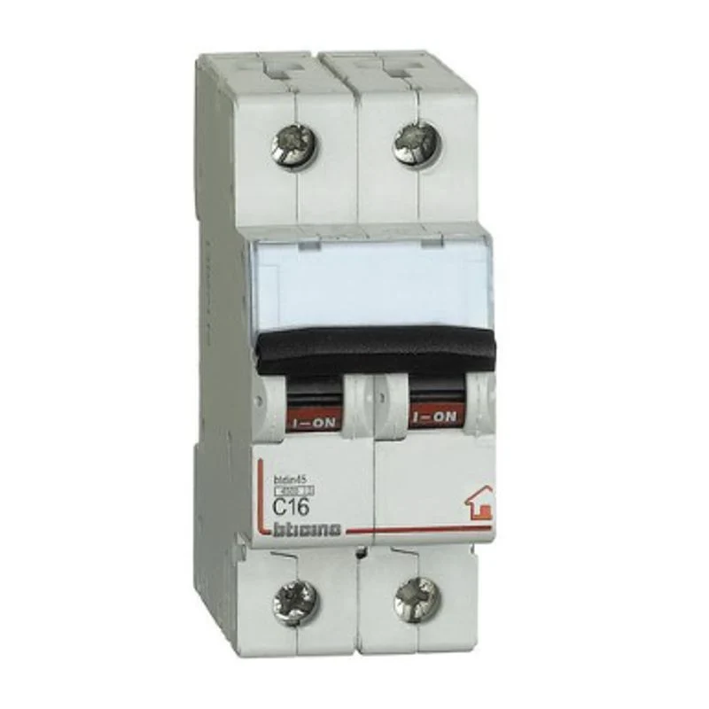 BTICINO FC820C32 - Interruttore magnetotermico modulare BTDIN-RS 2P - 4500 - C32 - curva C
