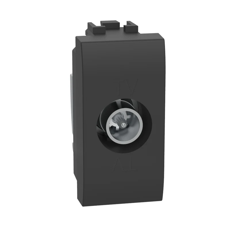 BTICINO L4202P10N - Presa coassiale passante terminale, attenuazione 10dB, per impianti di antenna centralizzati