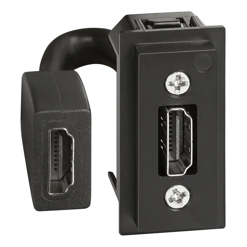 BTICINO K4284P - Connettore HDMI 2.0 preconnesso