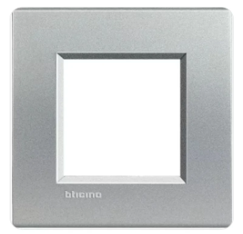 BTICINO LNA4802TE - Placca Quadra 2 Moduli - Tech