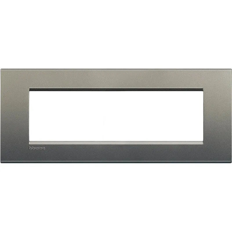 BTICINO LNA4807AE - Placca 7 Posti Quadra Avenue Bticino LivingLight