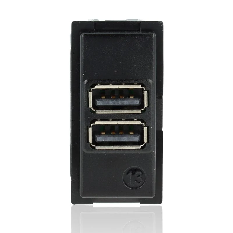 BTICINO K4191AA - Caricatore USB con due porte tipo A - 15W