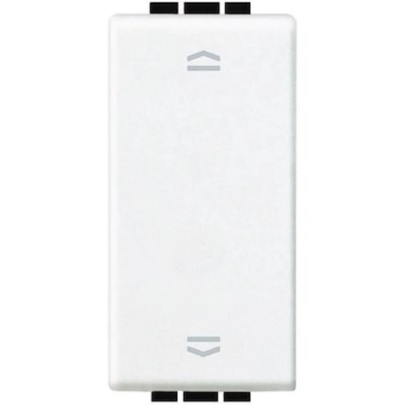 BTICINO N4027N - commutatore a 2 tasti (1-0-2) 16A - Bianco