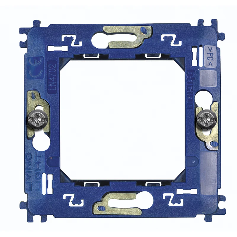 BTICINO LN4702 - Supporto 2 moduli - specifico per 502E e PB502N (senza viti)