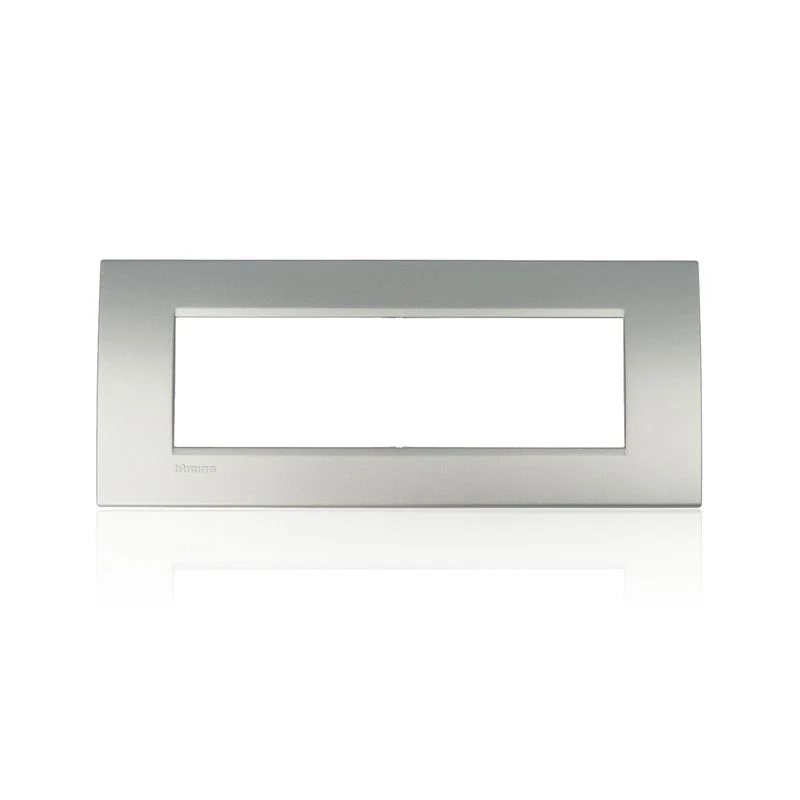 BTICINO LNA4807TE - placca quadra 7 moduli - tech