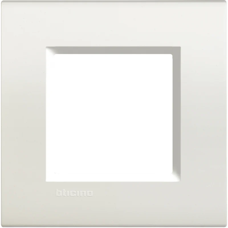 BTICINO LNA4802BI - placca quadra 2 moduli - bianca