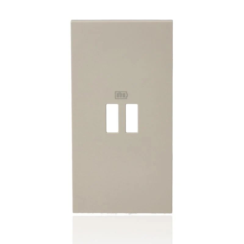BTICINO KM12C - Cover per articoli K4285C2, K4286C2, K4287C2 - 2 moduli - Nero