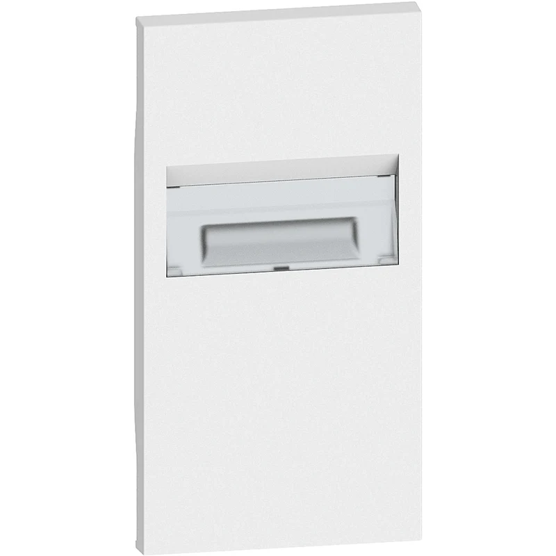 BTICINO KW71 - Cover per lampada segnapasso art. K4382 - 2 moduli, Bianco