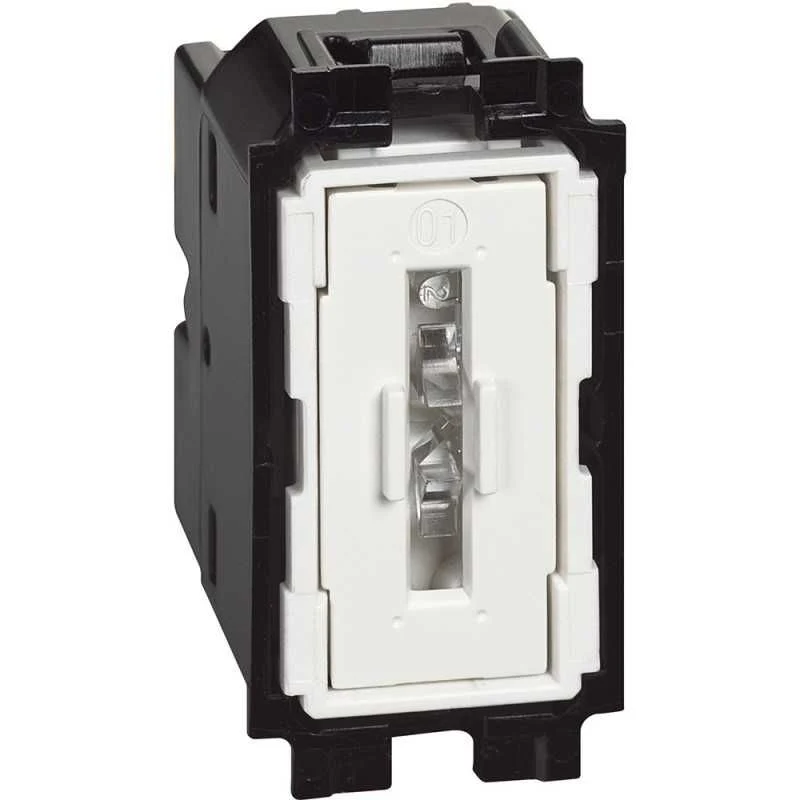 BTICINO K4034 - Pulsante in apertura 10 A 250 Va.c. 1 P (NO) e 1 P (NC), illuminabile - 1 modulo - Now