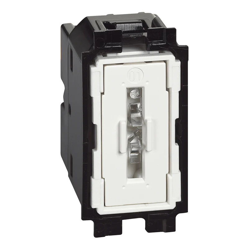 BTICINO K4034 - Pulsante in apertura 10 A 250 Va.c. 1 P (NO) e 1 P (NC), illuminabile - 1 modulo - Now