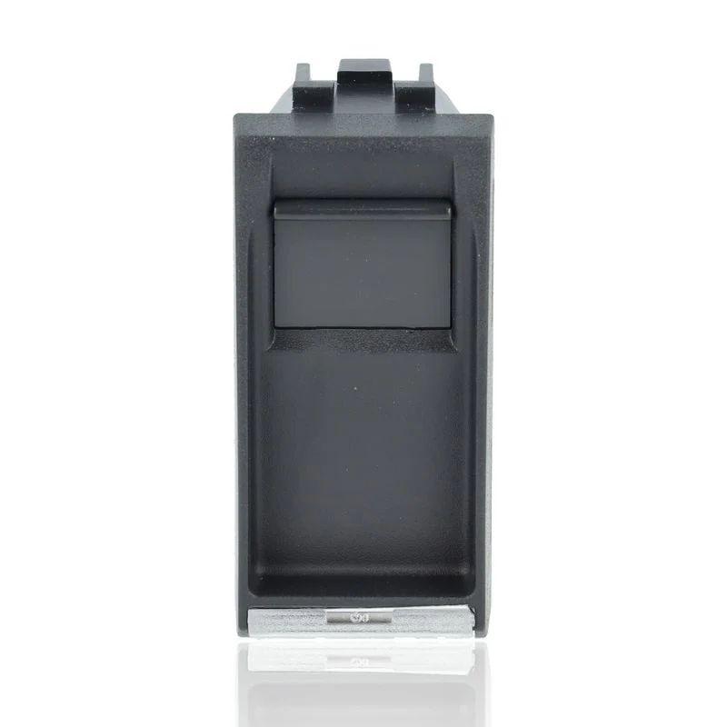 BTICINO L4279C6 - Connettore Rj45 Categoria 6 Utp, Completi Di Targhetta Identificativa E Portello Antipolvere - Antracite - LivingLight