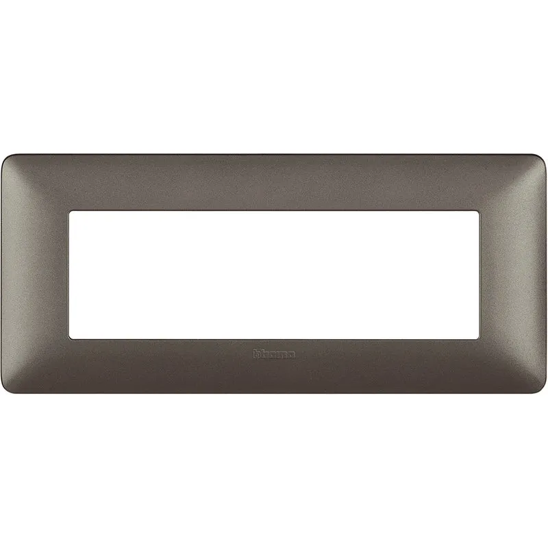 BTICINO AM4806MIR - Placca 6 Moduli - Iron - Materiale Tecnopolimero - Matix