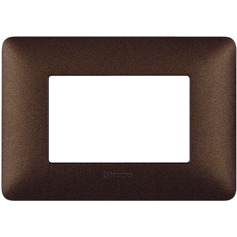 BTICINO AM4803TGG - Placca 3 Moduli - Marrone Caffe - Materiale Tecnopolimero - Matix