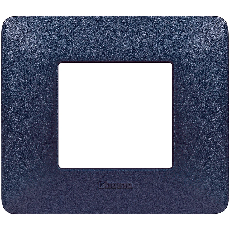 BTICINO AM4802TBM - Placca 2 Moduli - Blu Mercurio - Materiale Tecnopolimero - Matix