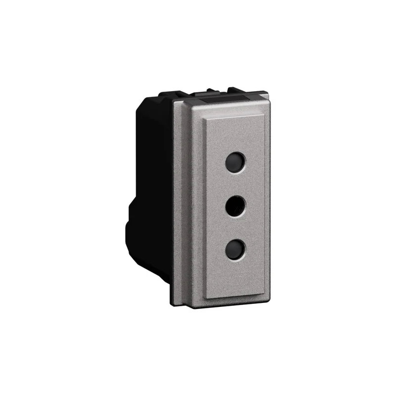 BTICINO KS4113 - Presa Living Now P11 2P+T 10A Steel Civile