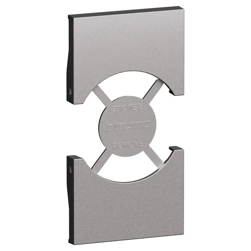 BTICINO KS03 - Cover Living Now 2 Modulo Steel Cover Presa Standard P40