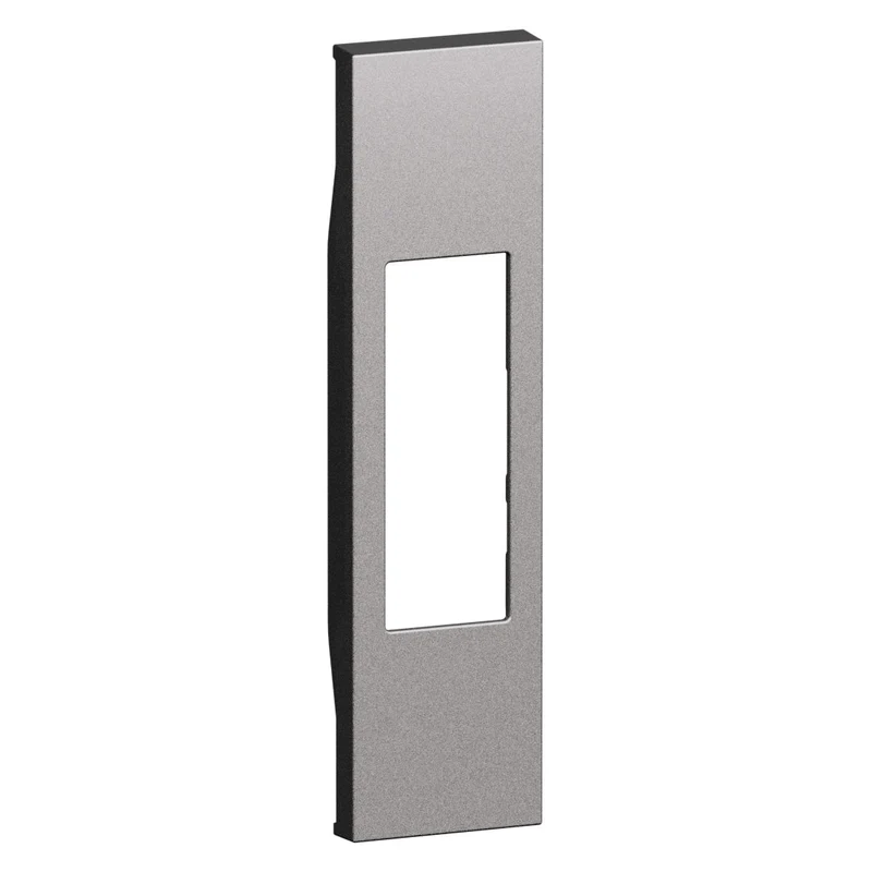 BTICINO KS02 - Cover Living Now 1 Modulo Steel Cover Presa Italiana 10/16A