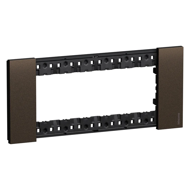 BTICINO KA4806KB - Placca Living Now 6 Moduli Bronze Zama Serie Civile