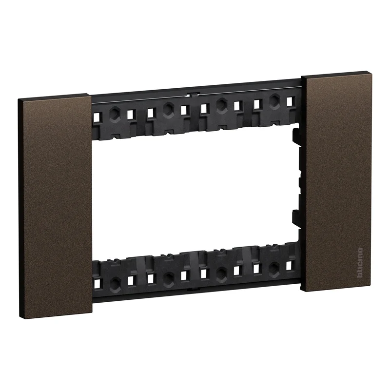 BTICINO KA4804KB - Placca Living Now 4 Moduli Bronze Zama Serie Civile