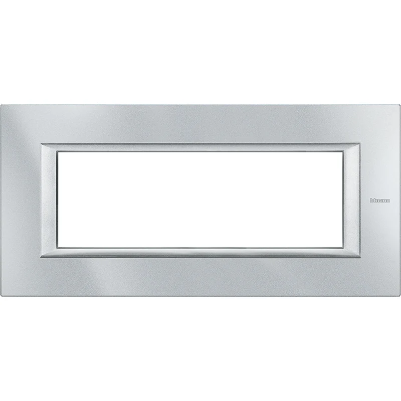 BTICINO HA4806HC - Placca Axolute 6 Moduli Monochrome Tech Metallo