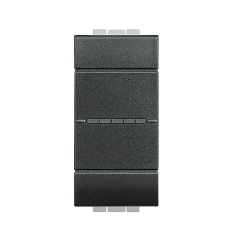 BTICINO L4053A - Deviatore Assiale 1P 16A 250V LivingLight Antracite