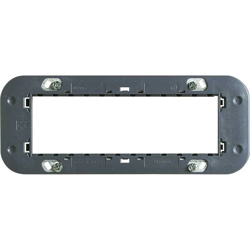 BTICINO H4706 - Supporto in resina caricata vetro a 6 moduli - AXOLUTE