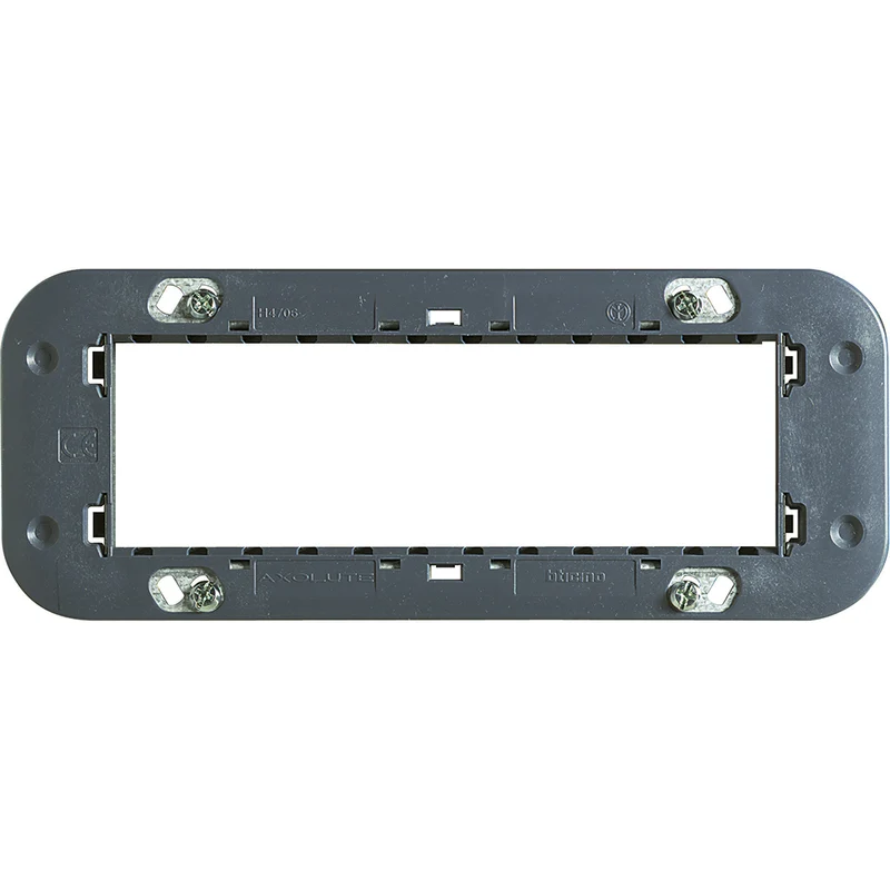 BTICINO H4706 - Supporto in resina caricata vetro a 6 moduli - AXOLUTE