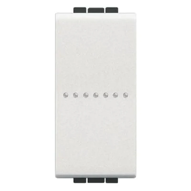 BTICINO N4051N - Interruttore 1P 10A 250Vac assiale LivingLight Bianca