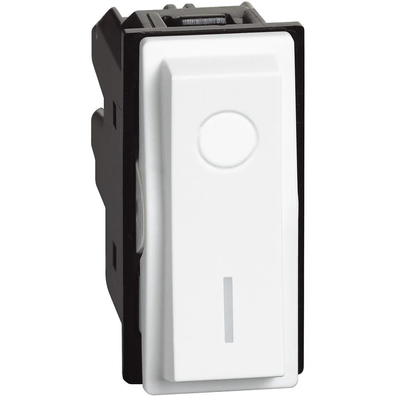 Interruttore Illuminabile Bticino Living Now 2P 16A 250V – Nero/Sabbia/Bianco