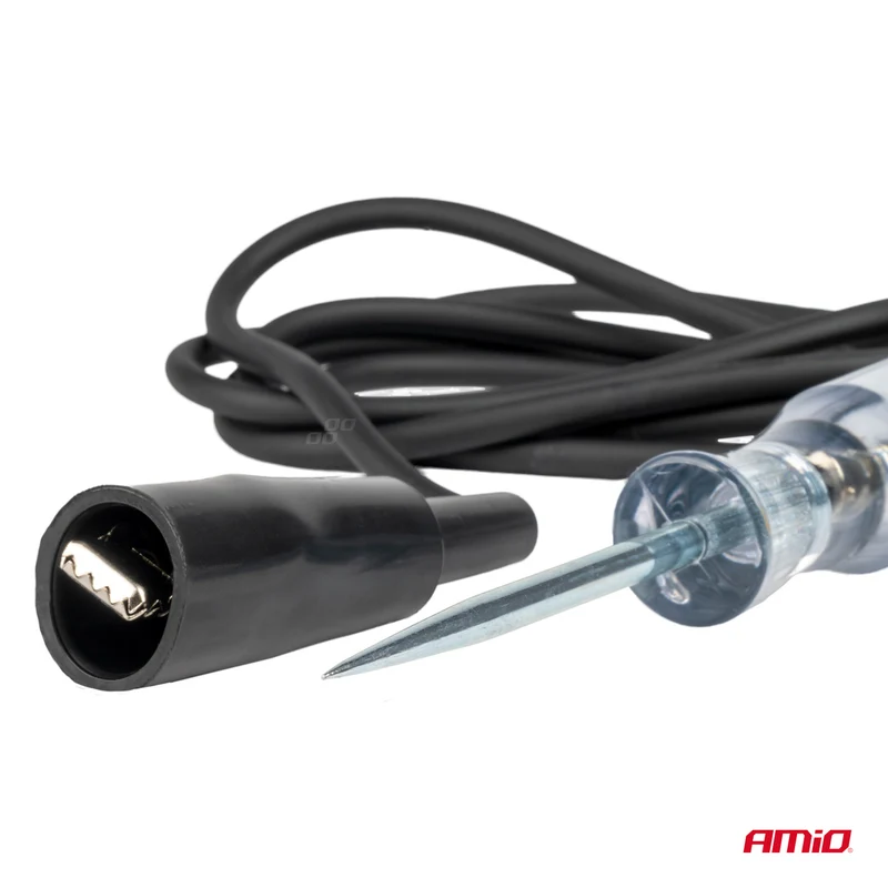 Tester per circuiti ad alta resistenza con clip a coccodrillo / 6-24 V