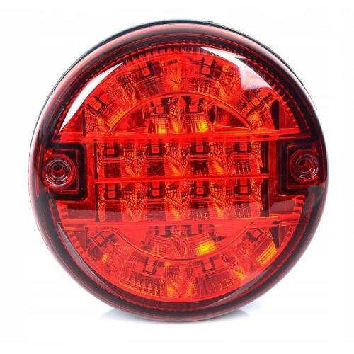 Faro fendinebbia rotondo a forma di hamburger, diametro 140 mm
