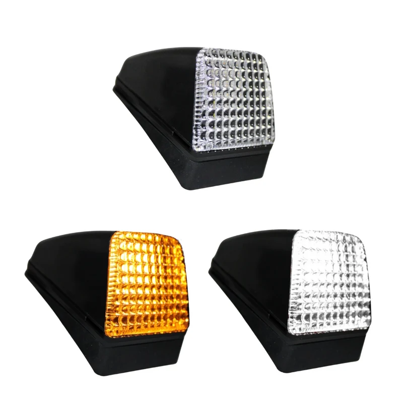 Luce di posizione a LED bicolore stile Volvo sul tetto con lente trasparente