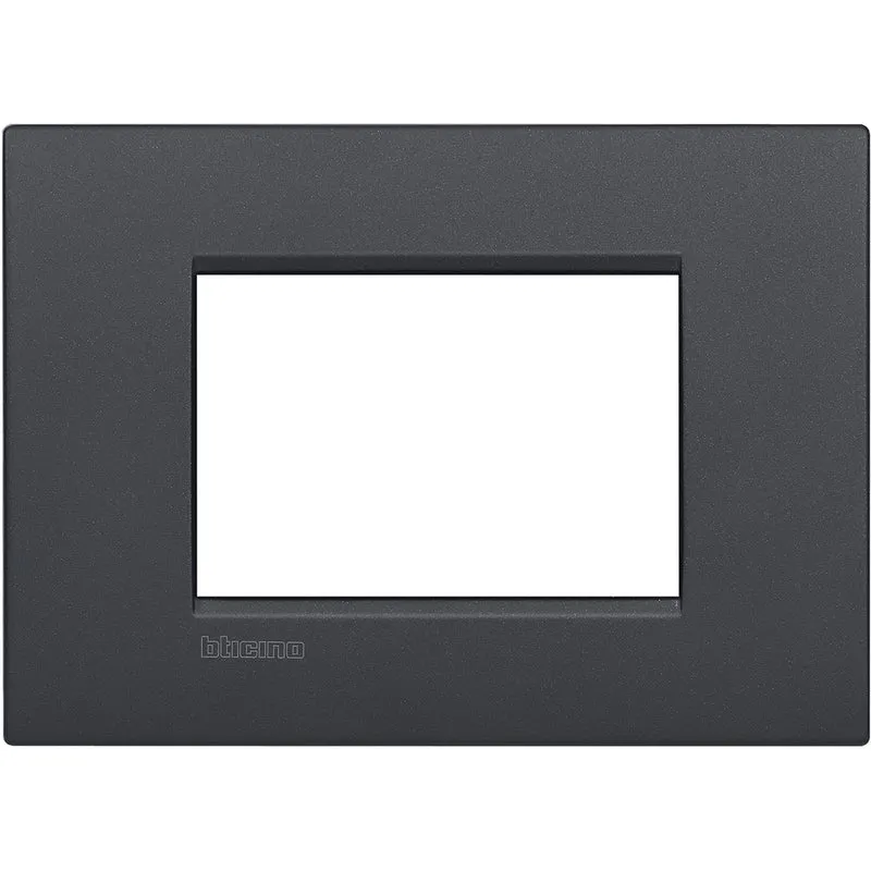 BTICINO LNC4803AR - Placca Air 3 Moduli - Antracite - Air