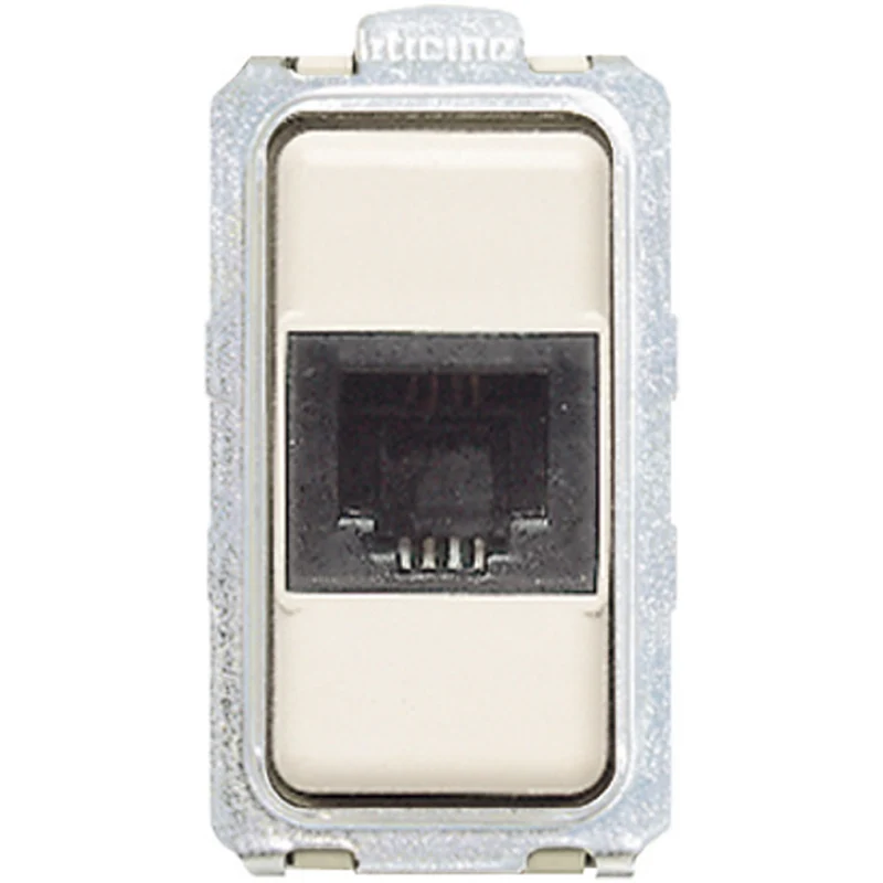 BTICINO 5982 - Connettore Telefonico Rj11 - Connessione A Morsetto - Magic