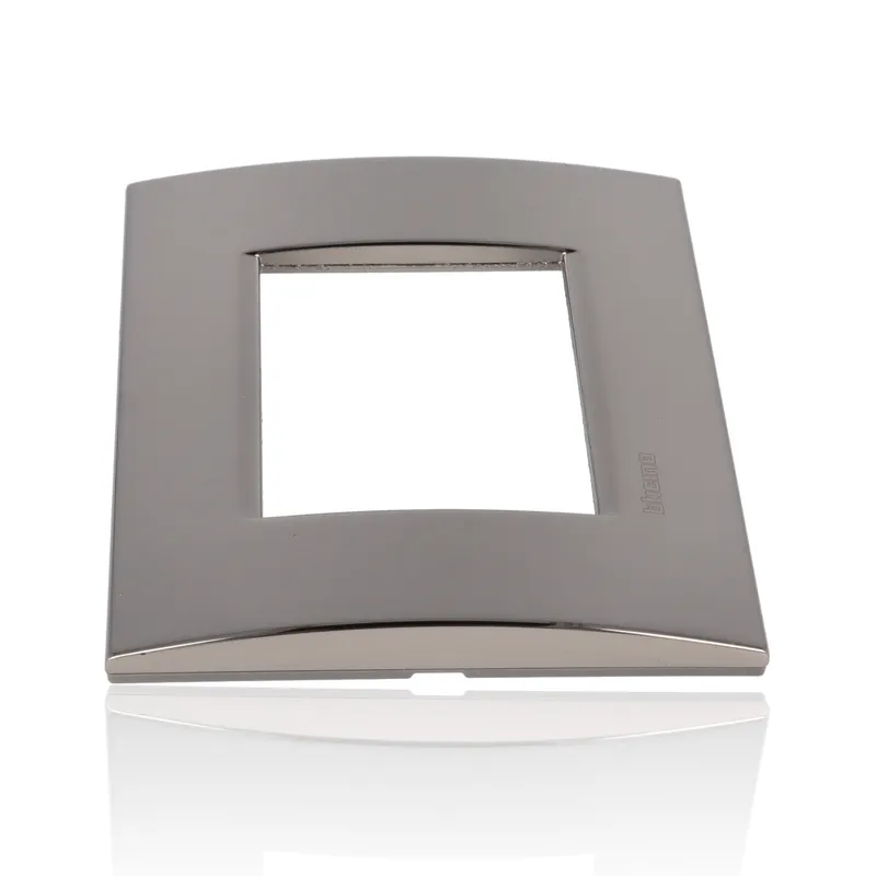 BTICINO LNA4803NS - Placca Quadra 3 Moduli - Nichel Stagno Lucido - LivingLight