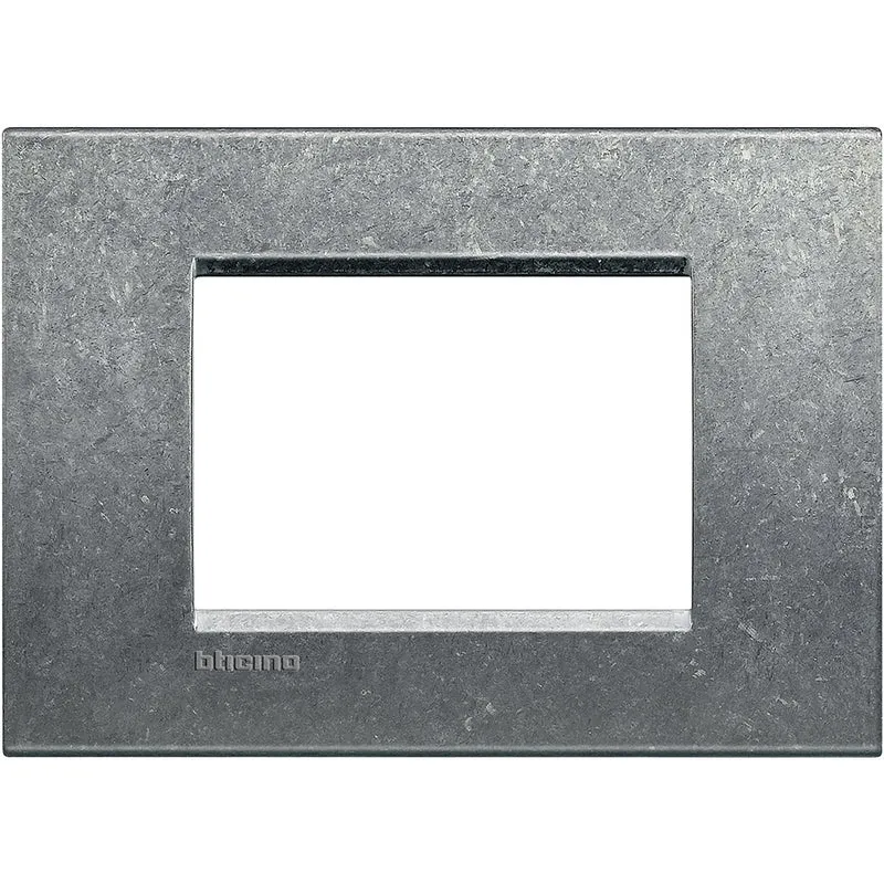 BTICINO LNA4803NA - Placca Quadra 3 Moduli - Native - LivingLight