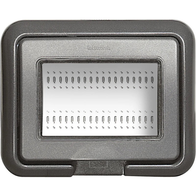 BTICINO 24603L - Coperchio Ip55 Da Incasso, Per Scatola 503E Di 3 Moduli O Luna, Antracite - LivingLight
