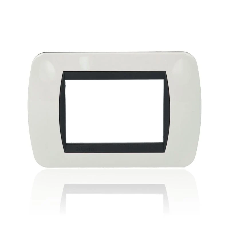 BTICINO L4803PB - Placca 3 Moduli - Bianco - LivingLight