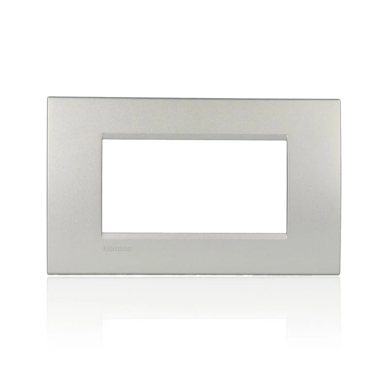BTICINO LNA4804TE - Placca Quadra 4 Moduli - Tech - LivingLight