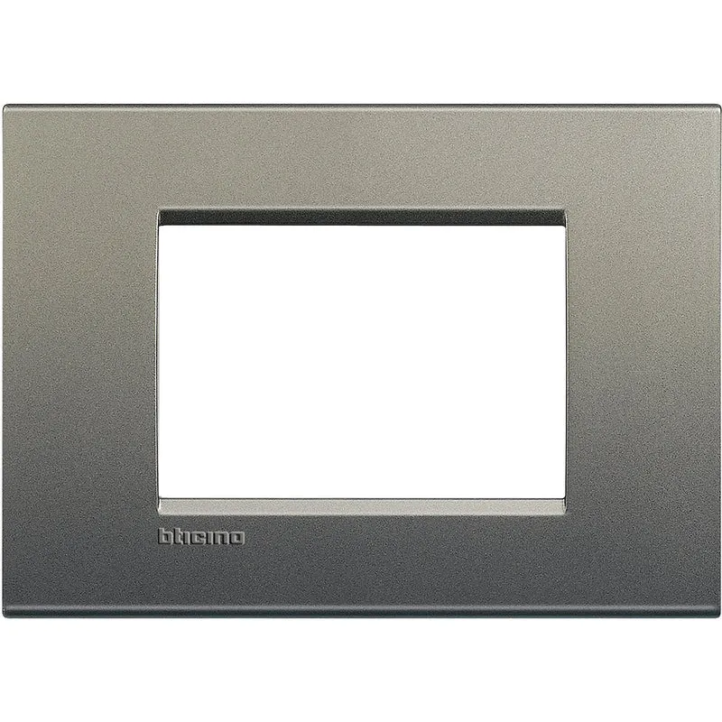 BTICINO LNA4803AE - Placca Quadra 3 Moduli - Avenue - LivingLight
