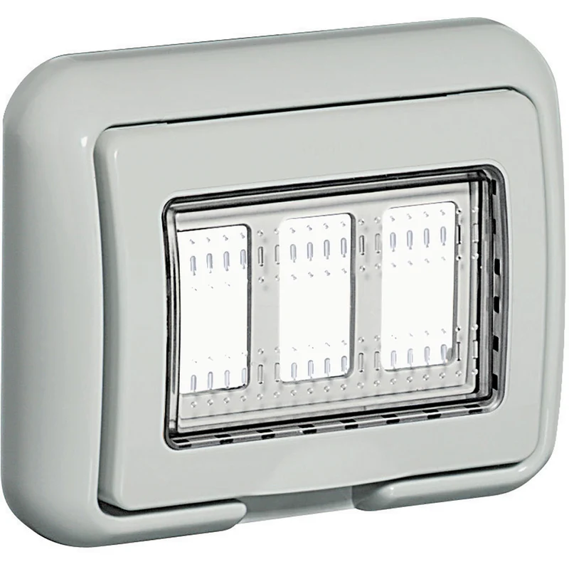 BTICINO 25603 - Coperchio Ip55 3 Moduli - Grigio - Matix