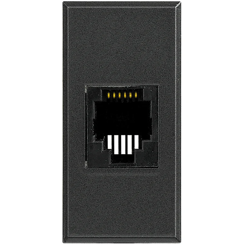 BTICINO HS4262C6 - Connettore Rj45 Categoria 6 Utp - Antracite - Axolute