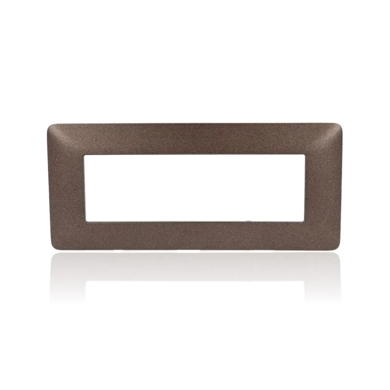 BTICINO AM4806TGG - Placca 6 Moduli - Marrone Caffe - Materiale Tecnopolimero - Matix