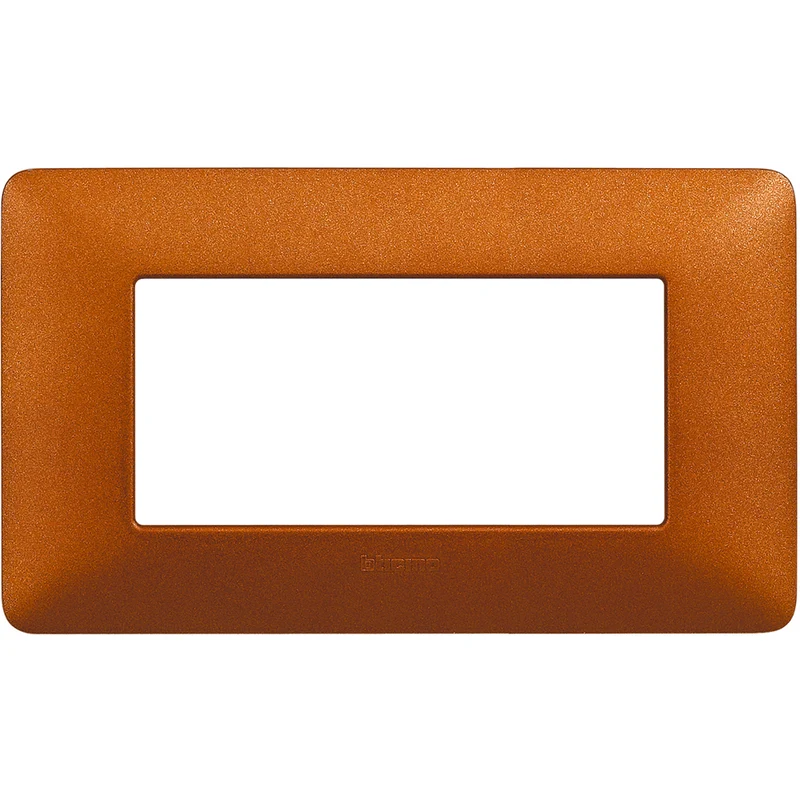 BTICINO AM4804TRT - Placca 4 Moduli - Rosso Terra - Materiale Tecnopolimero - Matix